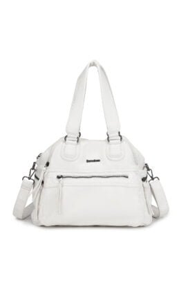 21-K Barcelona 1868 Washed Leather Women's Shoulder Bag - Soft Design